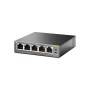 TP-Link TL-SG1005P 5-Port Gigabit Unmanaged Switch with 4-Port PoE+, 802.3af/at PoE+, 65W PoE Power supply, 802.1p/DSCP QoS for 