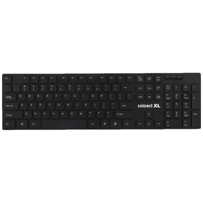 Connect XL Tastatura sa multimedijalnim tipkama, USB, SLIM, crna boja - CXL-K300