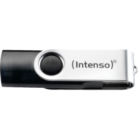 (Intenso) USB Flash Drive 16GB Hi-Speed, Basic Line, srebrna/crna - BULK-USB 2.0 - 16GB/Basic Line