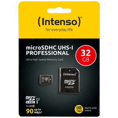 (Intenso) Micro SDHC/SDXC kartica 32GB Class 10, UHS-I +adapter, Pro - MicroSD 32GB Class10 UHS-I Pro