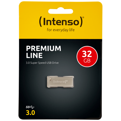 (Intenso) USB Flash 32GB Hi-Speed USB 3.0 up to 100MB/s, Premium Line - USB3.0-32GB/Premium Line