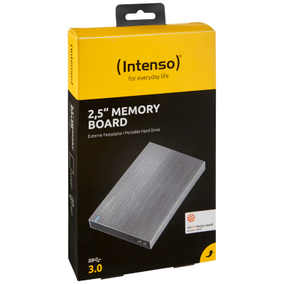(Intenso) Eksterni Hard Disk 2.5", kapacitet 1TB, USB 3.0, Crna - HDD3.0-1TB/Memory Board