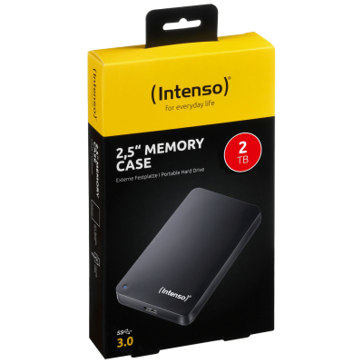 (Intenso) Eksterni Hard Disk 2.5", kapacitet 2TB, USB 3.0, Crna b - HDD3.0-2TB/Memory Case