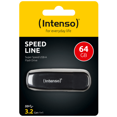 (Intenso) USB Flash drive 64GB Hi-Speed USB 3.2, SPEED Line - USB3.2-64GB/Speed Line