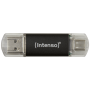 (Intenso) USB Flash drive 128GB, USB 3.2, USB-C, USB-A, Twist Line - USB3.2-128GB/Twist Line