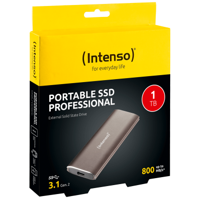 (Intenso) Eksterni SSD, kapacitet 1TB, USB 3.1 - SSD External 1TB/Professional