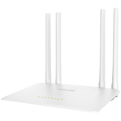 REDLINE Wireless N Router,Dual Band,4 port,1166 Mbps, 4x5 dBi antena - RL-WR4400