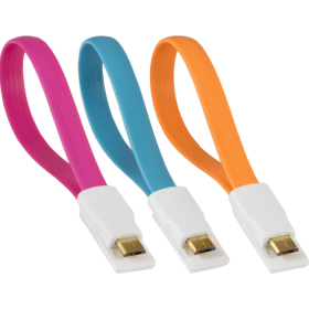 home USB A na USB micro kabl, 2.1A, dužina 21,5cm, flat - SA 050/M