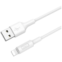 hoco. USB kabl za iPhone, Lightning kabl, 1 met., 2 A, bijela - X25 Soarer Lightning, White