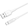 hoco. USB kabl za smartphone, USB type C kabl, 1 met, 2 A,bijela - X25 Soarer USB type C, White