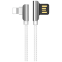 hoco. USB kabl za iPhone, Lightning kabl, 1.2 met., 2.4 A,bijela - U42 Exquisite steel, Lightning WH