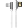 hoco. USB kabl za smartphone, USB type C, 1.2 met., 2.4 A, bijela - U42 Exquisite steel, USB type C, WH