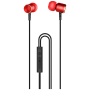 hoco. Slušalice sa mikrofonom, 3.5 mm,dužina kabela 1.2 met,crvena - M42 Ice rhyme MIC, RD