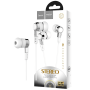 hoco. Slušalice sa mikrofonom, 3.5 mm,dužina kabela 1.2 met,bijela - M52 White
