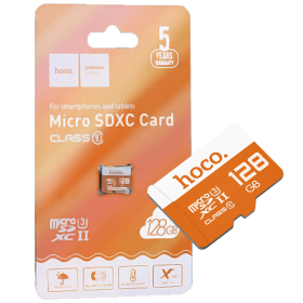 hoco. Micro SD kartica, 128GB, class 10 - MicroSD 128GB Class10 (90366)