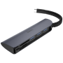 hoco. Konverter USB HUB type C to USB3.0/microSD/SD čitač - HB17 Easy connect