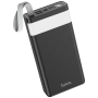 hoco. Punjač prijenosni sa lampom, Hoco j73, 30000mAh, 2A / 2A - J73 Powerful, Black