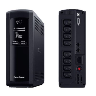 CyberPower 1600VA/960W VP1600EILCD, line-int., Euro, desktop