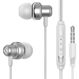 XO In-Ear Slušalice sa mikrofonom EP38 Silver
