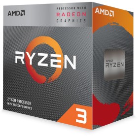 AMD Ryzen 3 3200G AM4 BOX4 CPU cores,4 threads,3.6GHz,4MB L3,65W,Radeon Vega 8