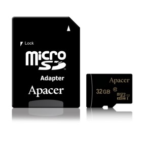 APACER microSD 32GB Class 10SD adapter,Retail Pack