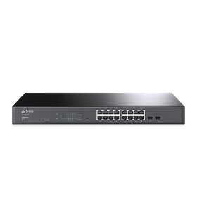 TP-Link TL-SG2218 JetStream 16-Port Gigabit Smart Switch with 2Gigabit SFP Slots, 16× Gigabit RJ45 Ports, 2× Gigabit SFP Slots,1