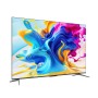 TV TCL QLED 55" 55C645 4K Ultra HD, Smart TV, Android, Google TV, 120 Hz DLG, HDR 10+, HDMI 2.1, Metalik Sivi