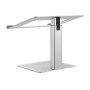 Postolje za notebook riser stand podesiv po visini, silver GEMBIRD, NBS-D1-02