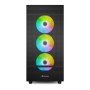 Kućište SHARKOON gaming, Rebel C50 RGB Black, ATX, ventilator 4x120mm Addressable RGB