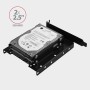 Adapter interni AXAGON RHD-P35 2x2,5" HDD/SSD into PCI position, black