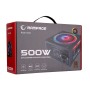 Napojna jedinica gaming RAMPAGE RGB-500 500W, ventilator RGB 120mm, 80 PLUS BRONZE