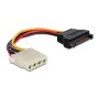 Kabl napojni interni, SATA (male) to Molex (female) CC-SATA-PS-M 15cm power cable, GEMBIRD