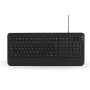 Tastatura GEMBIRD, KB-UML-03 Slim Rainbow backlight multimedia keyboard, USB, USA layout