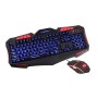 Tastatura i miš gaming ESPERANZA SHELTER, USB, multicolor illuminated, multimedia, US layout, EGK3000