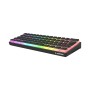 Tastatura gaming RAMPAGE RADIANT K11 black, Type-C, RGB, blue switch, US layout, pudding keycaps