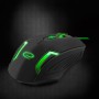 Miš ESPERANZA GAMING FIGHTER 6D MX205, GREEN, 2400dpi, ergonomic, EGM205G