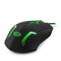 Miš ESPERANZA GAMING FIGHTER 6D MX205, GREEN, 2400dpi, ergonomic, EGM205G