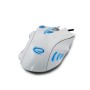 Miš ESPERANZA GAMING HAWK 7D MX401, WHITE-BLUE, 2400dpi, double-click, ergonomic, EGM401WB