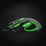 Miš ESPERANZA GAMING HAWK 7D MX401, BLACK-GREEN, 2400dpi, double-click, ergonomic, EGM401KG