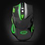 Miš ESPERANZA GAMING HAWK 7D MX401, BLACK-GREEN, 2400dpi, double-click, ergonomic, EGM401KG