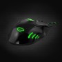 Miš ESPERANZA GAMING HAWK 7D MX401, BLACK-GREEN, 2400dpi, double-click, ergonomic, EGM401KG