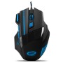 Miš ESPERANZA GAMING WOLF 7D MX201, blue, 2400dpi, double-click, ergonomic, EGM201B