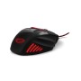 Miš ESPERANZA GAMING WOLF 7D MX201, Red, 2400dpi, double-click, ergonomic, EGM201R