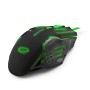 Miš ESPERANZA GAMING APACHE 6D MX403, GREEN, 2400dpi, ergonomic, EGM403G