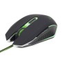 Miš GEMBIRD MUSG-001-G, USB, optical, gaming, full-speed, green, 400-1600 dpi