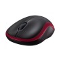 Miš LOGITECH M185, wireless, optical, crveni, 910-002240/2503/2237