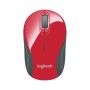 Miš LOGITECH M187, RED, wireless mini, 910-002742