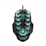 Miš SHARKOON gaming Drakonia II Green Mouse 15000 dpi, 12 buttons, USB