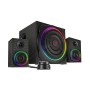 Zvučnici 2.1  SPEEDLINK GRAVITY CARBON RGB 2.1 Subwoofer System, black, SL-830100-BK