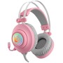 Slušalice sa mikrofonom gaming RAMPAGE RM-K1 PULSAR pink, USB, 7.1 Surround+Vibration, RGB, dugi fleksibilni mikrofon